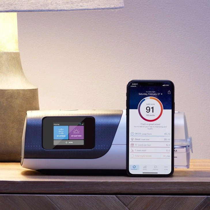 AirSense 11 AutoSet Cpap ResMed con mascarilla AirFit F20 o AirFit F30i o AirFit F40, manguera climatizada - ProMedical Oxygen