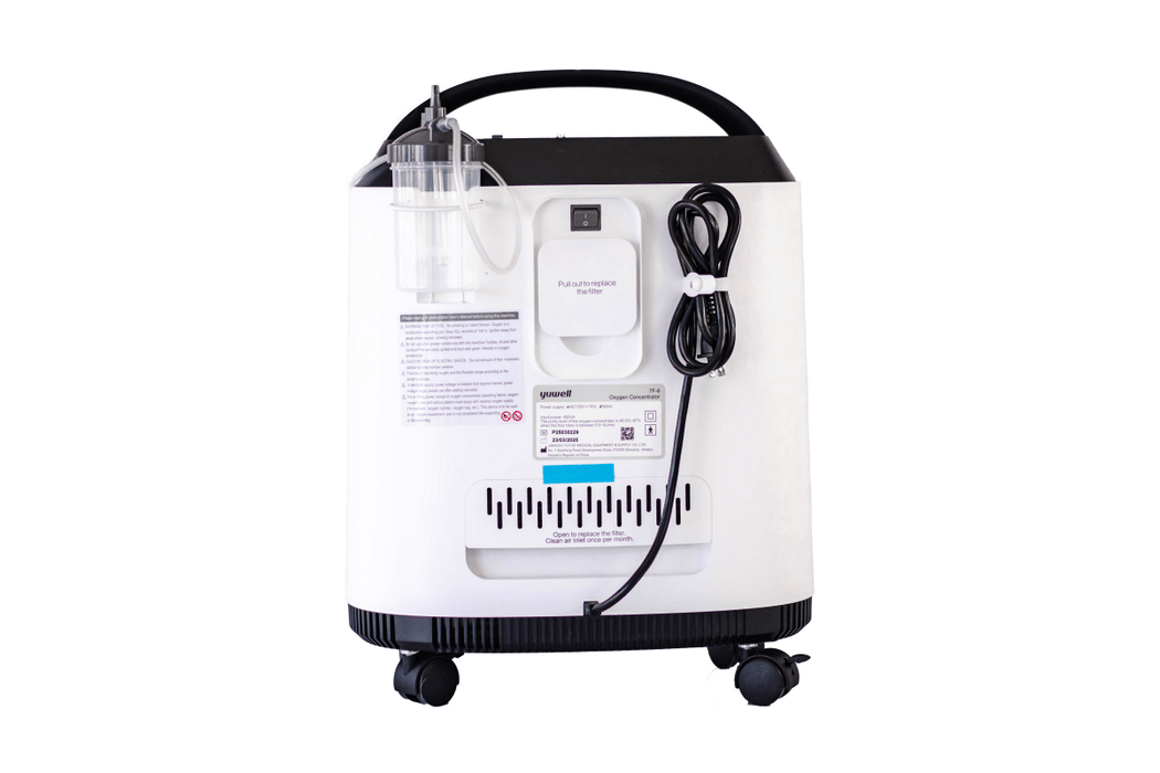 Concentrador de oxígeno 5 litros Yuwell 7F - 6 - ProMedical Oxygen
