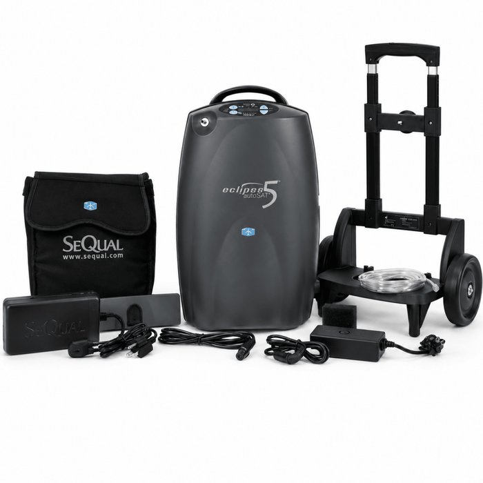 Concentrador de Oxígeno CAIRE SeQual Eclipse 5 | Flujo Continuo y Pulsado - Pro Medical Oxygen