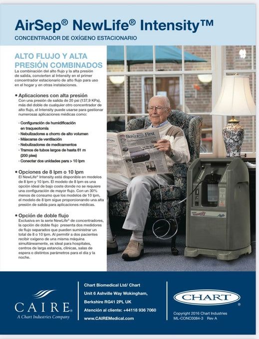 Concentrador de oxígeno Newlife Intensity 10 litros - ProMedical Oxygen