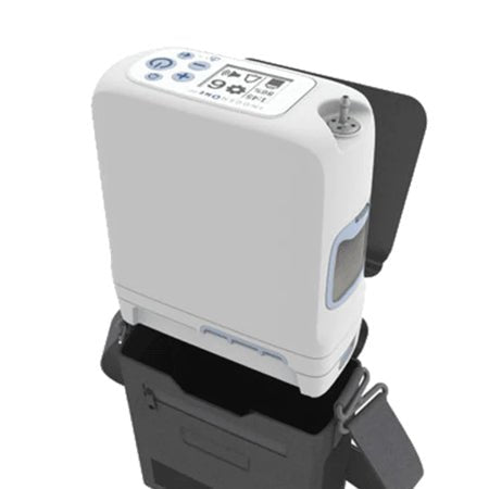 Concentrador de oxígeno portátil Inogen One G5 Seminuevo con batería extendida - ProMedical Oxygen