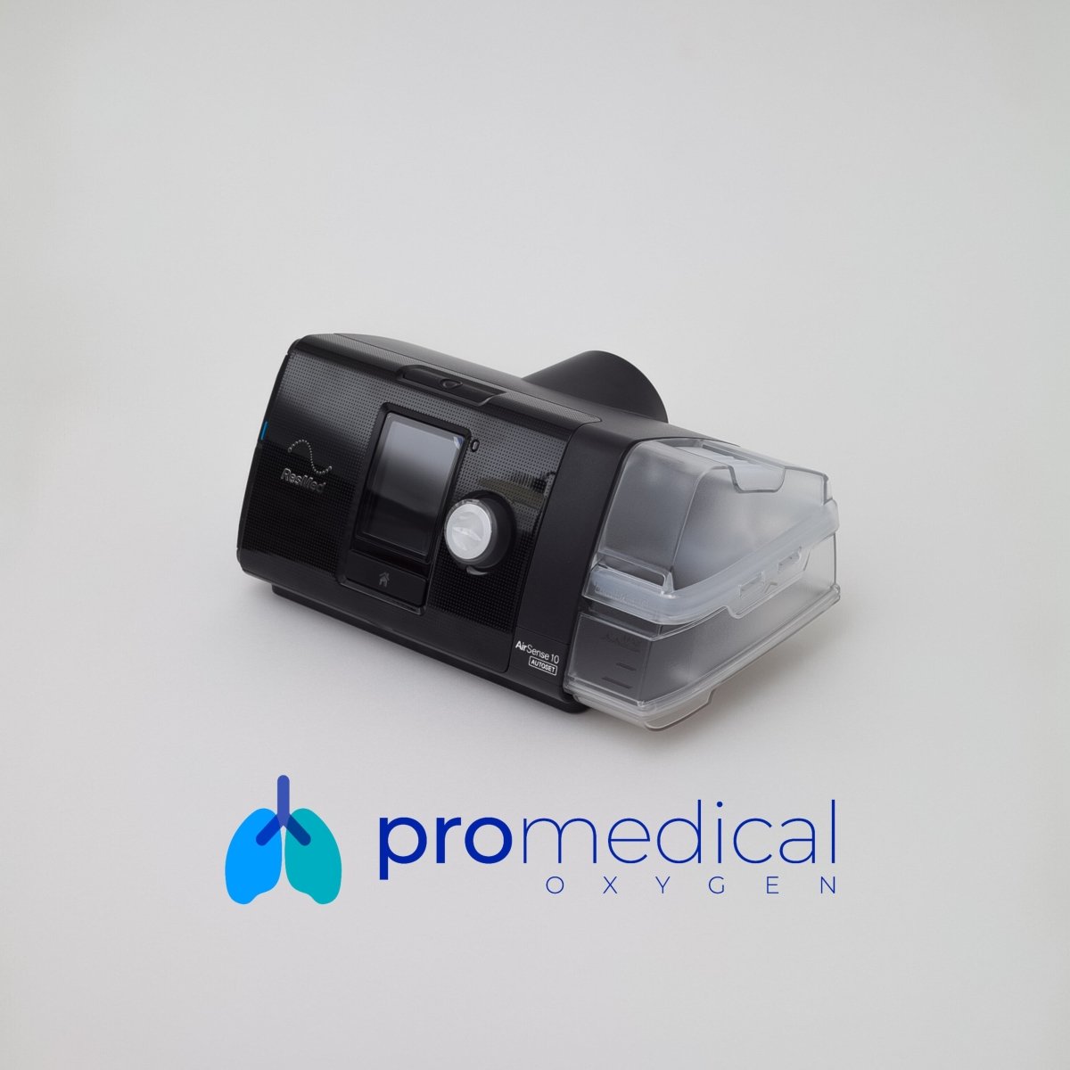 CPAP AirSense 10 Auto Set ResMed con mascarilla AirFit N20 o AirTouch N20 o AirFit P10, manguera estandar - ProMedical Oxygen